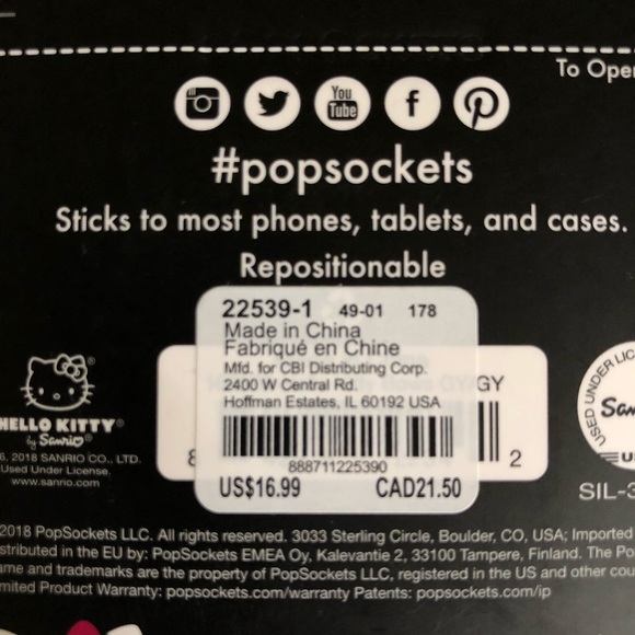 Hello Kitty by Sanrio Popsocket ๐ Brand New! - Picture 4 of 4